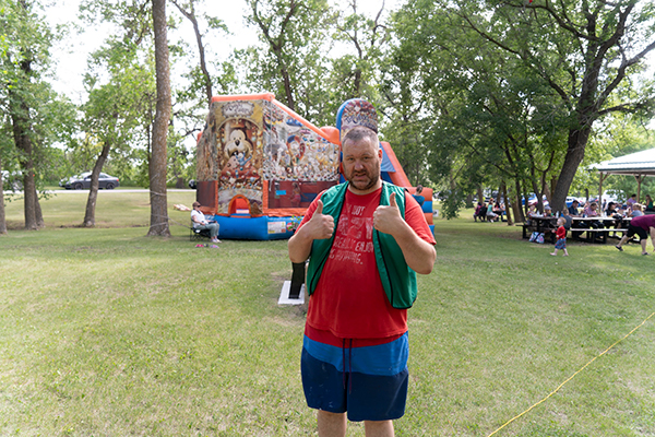 a man poses for a photo